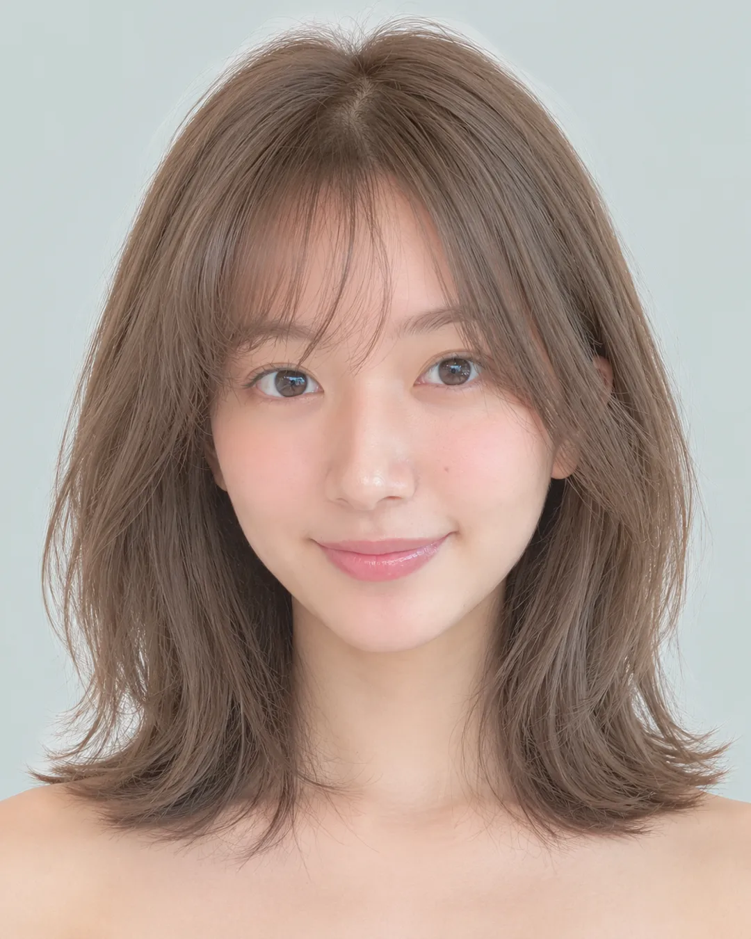 收腰短发（后颈留长·空气刘海）