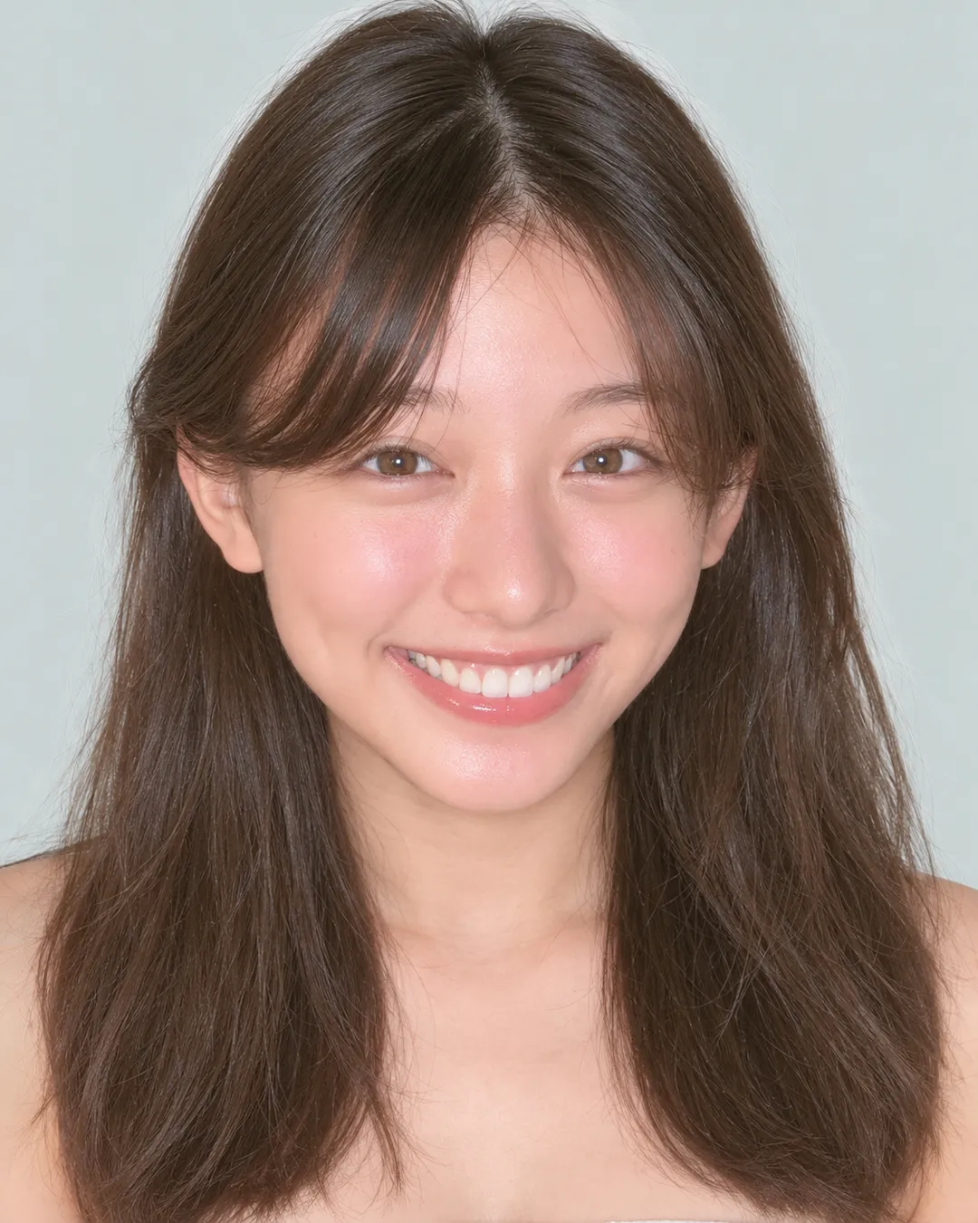 长发 · 正脸