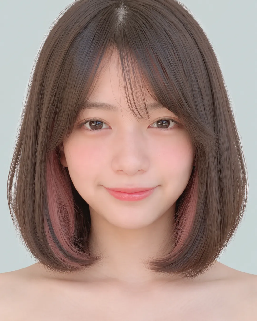 收腰波波（内层挑染）
