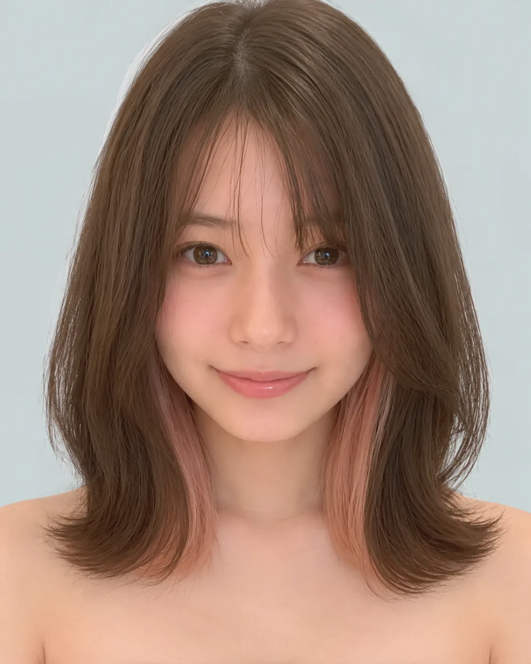 收腰波波(内层挑染)