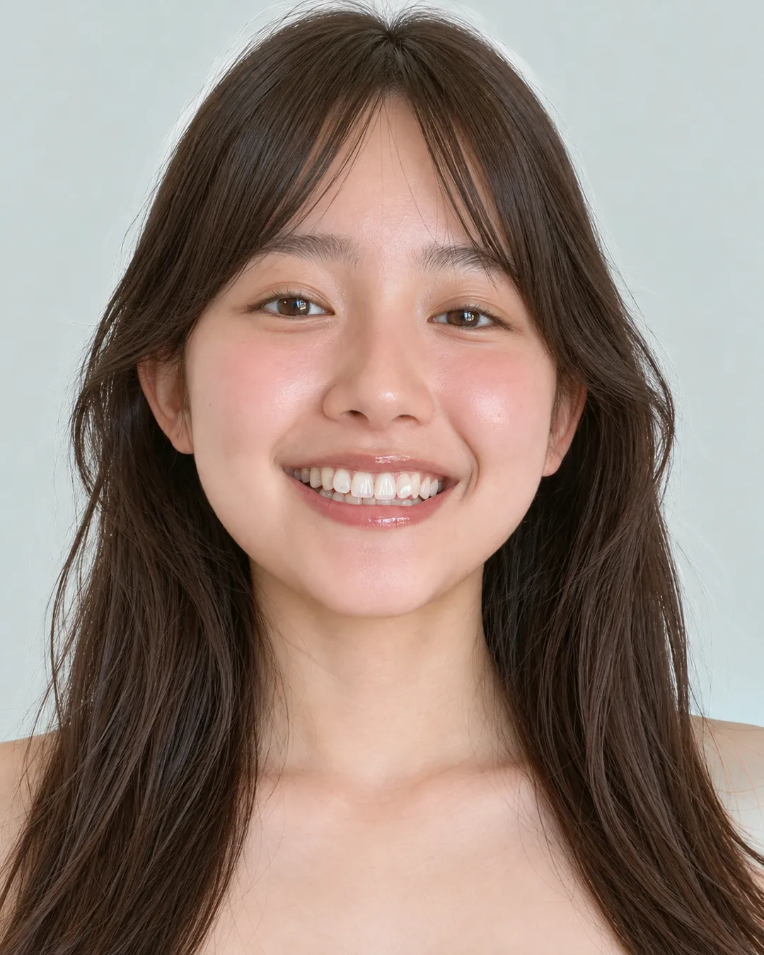 长发 · 正脸