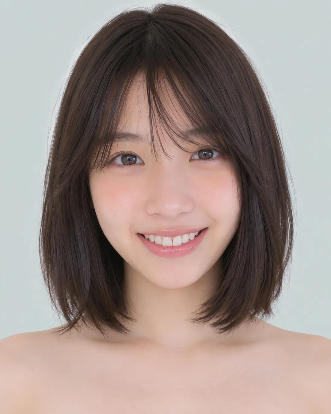 短发 · 正脸