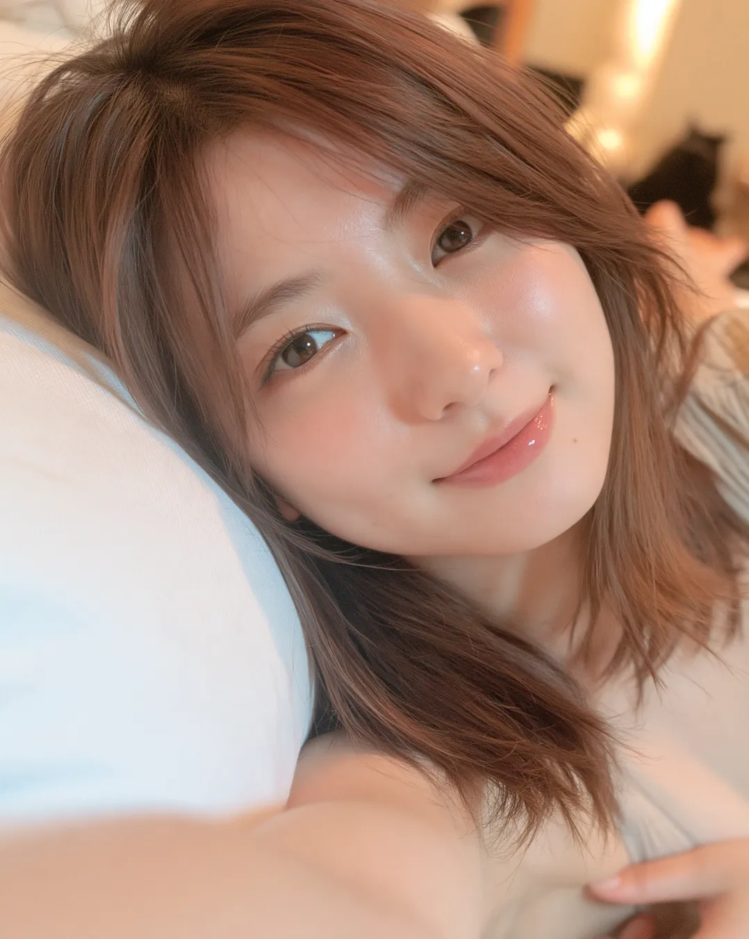 半长发 · 生活照