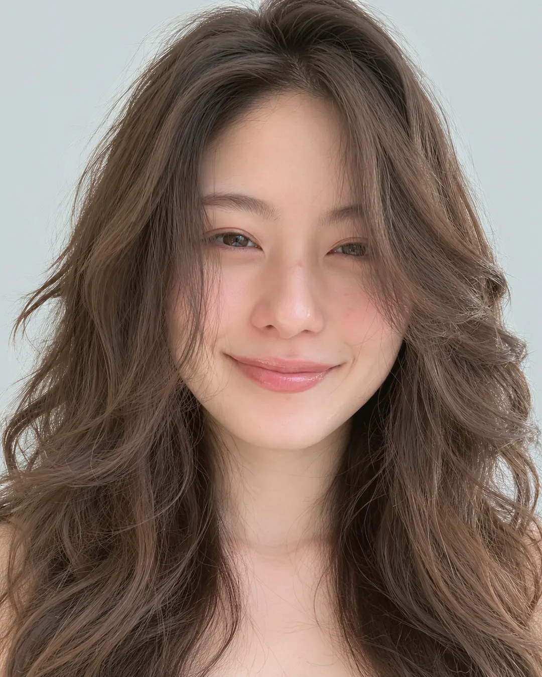 韩式螺旋烫半长发