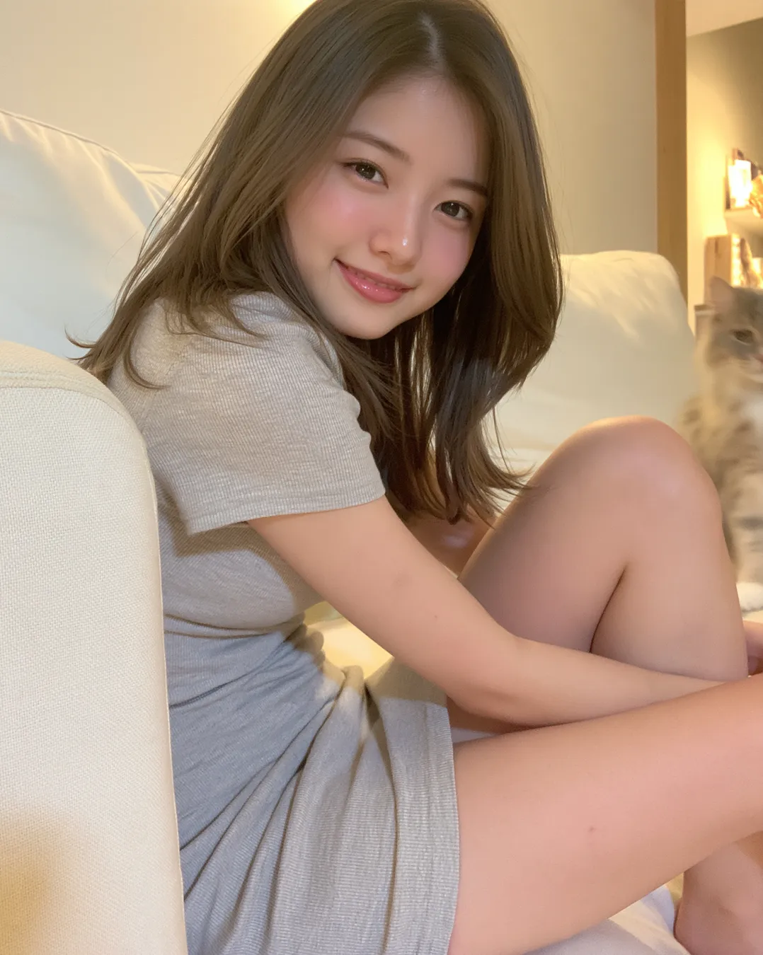 半长发 · 生活照