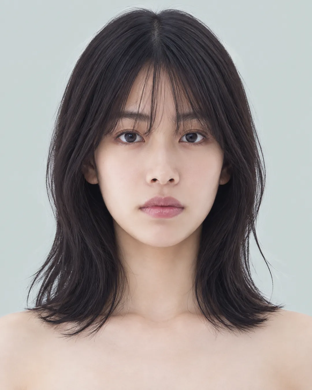 半长发 · 正脸