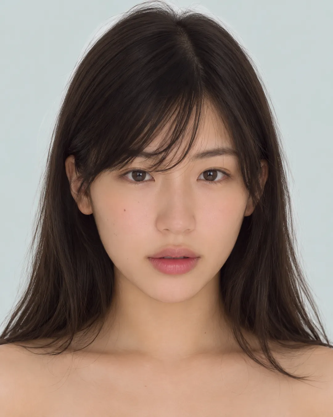 长发 · 正脸