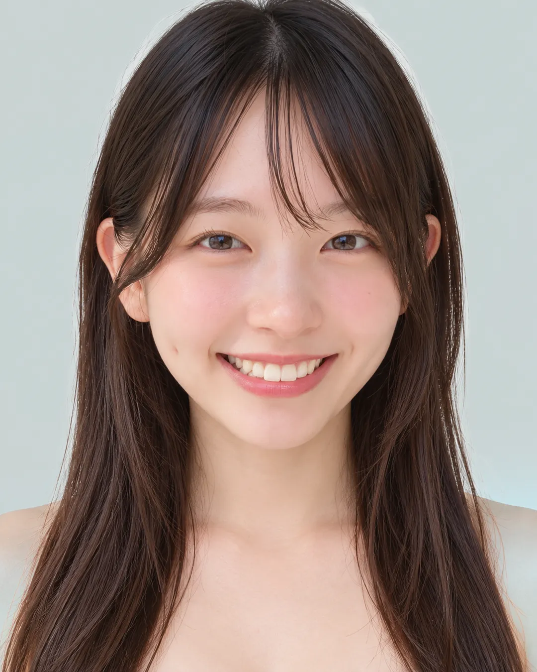 长发 · 正脸