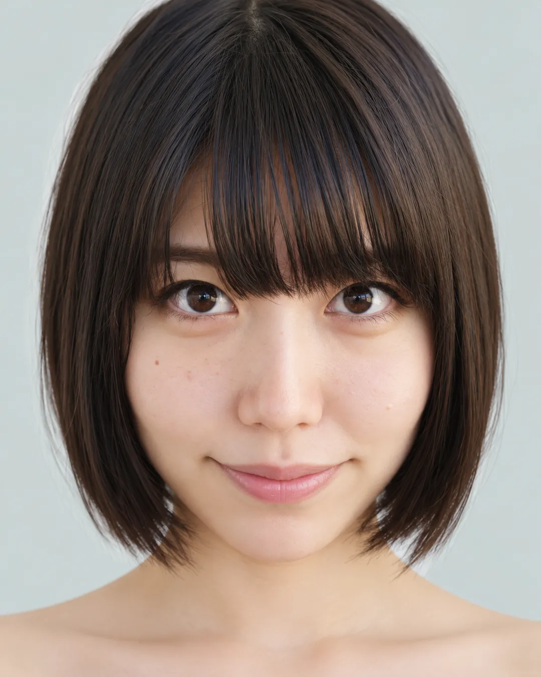 短发 · 正脸