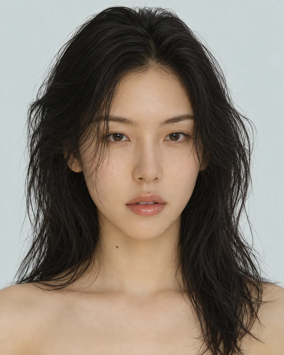 长发 · 正脸