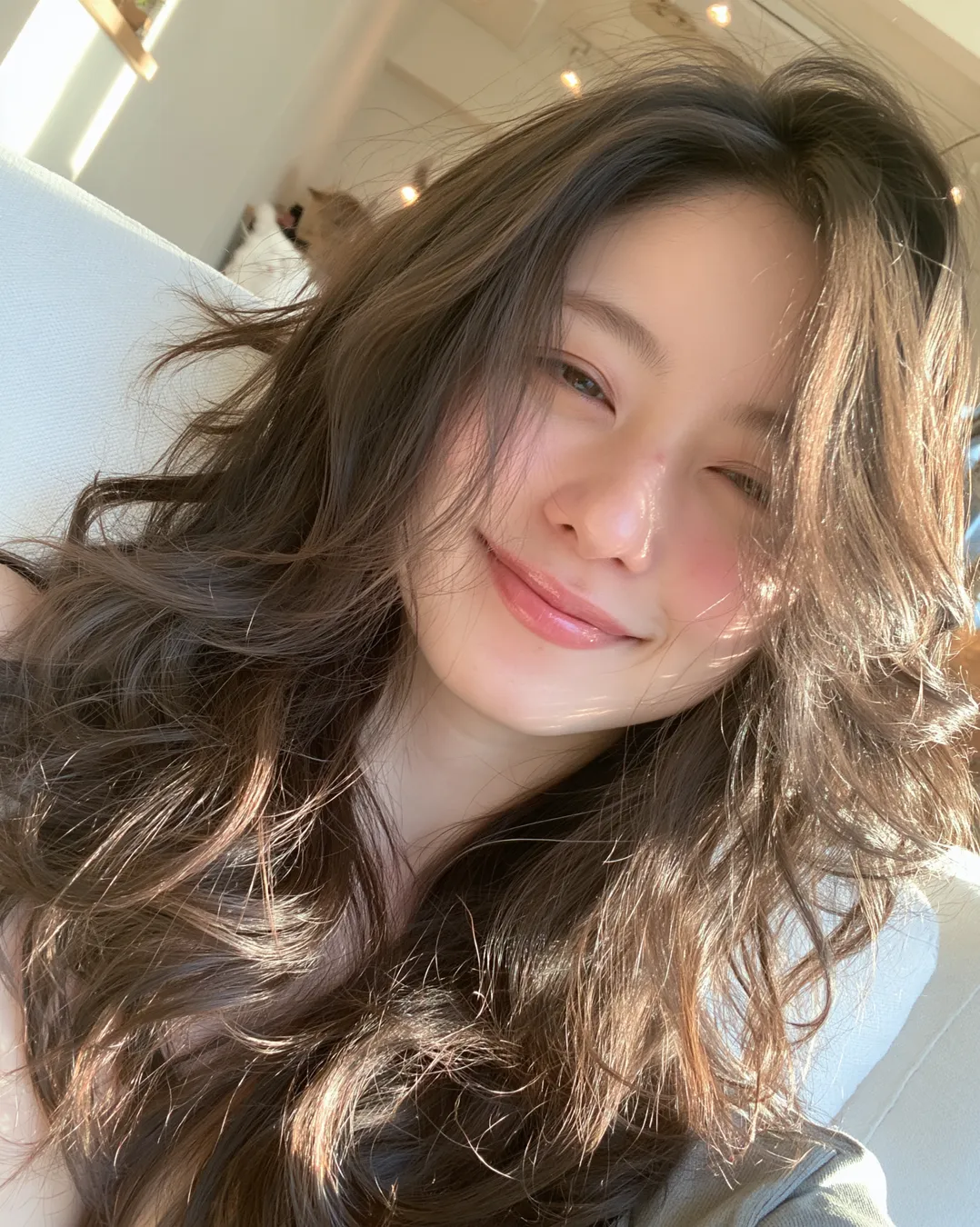 半长发 · 生活照