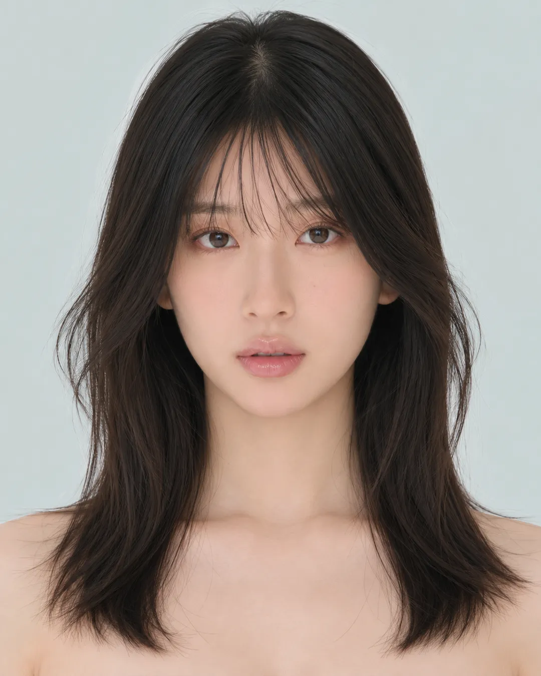 半长发 · 正脸