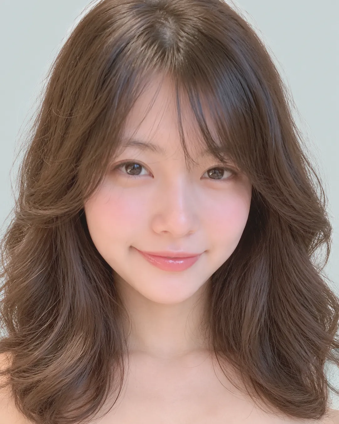韩式螺旋烫半长发