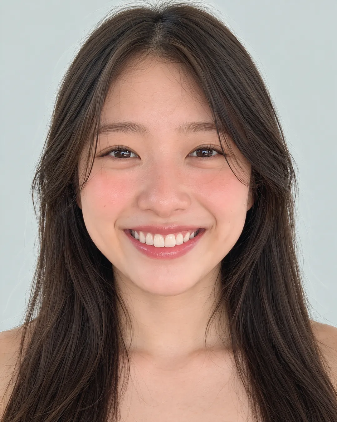 长发 · 正脸