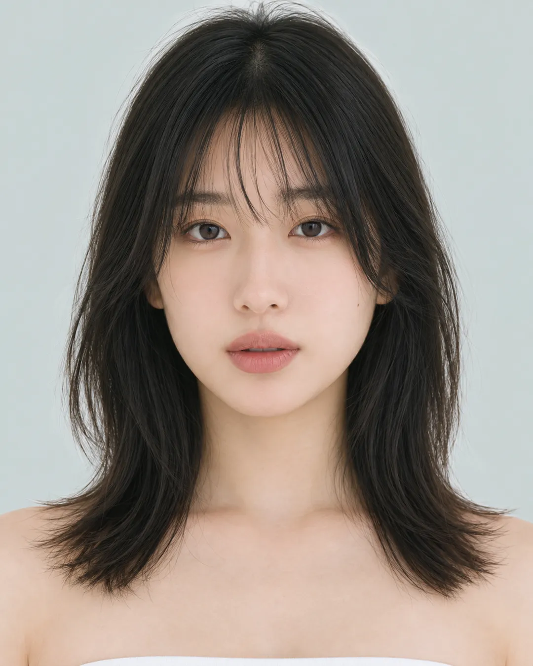 半长发 · 正脸