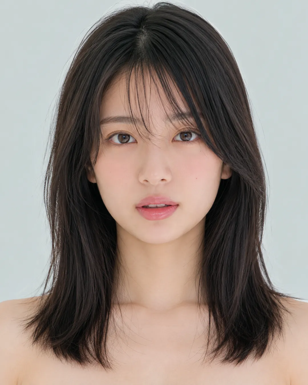 半长发 · 正脸