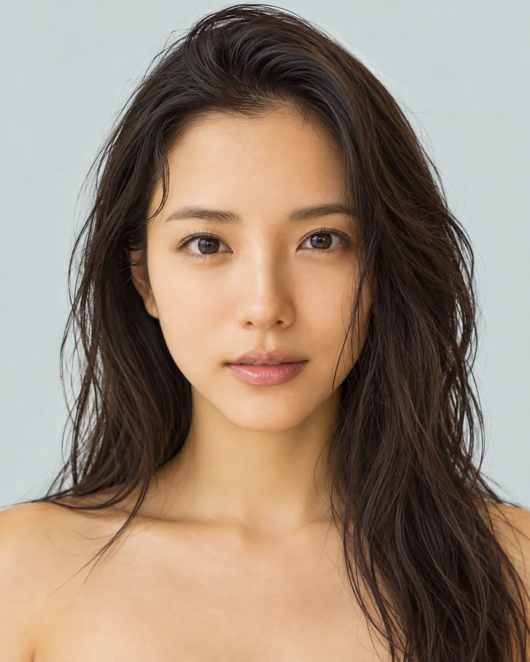 长发 · 正脸
