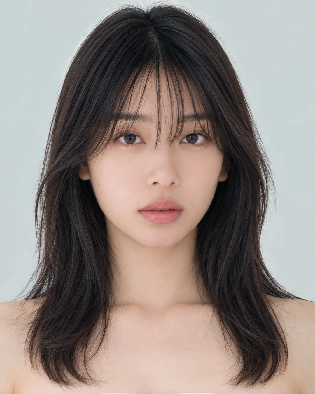 半长发 · 正脸