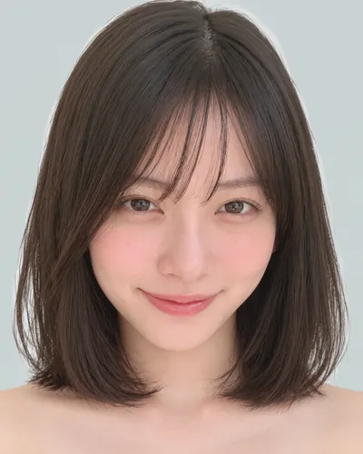 韩式锁骨流苏波波（侧分刘海）