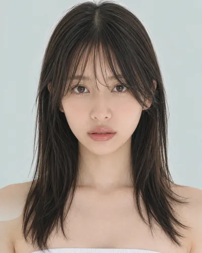 长发 · 正脸