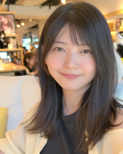 半长发 · 生活照