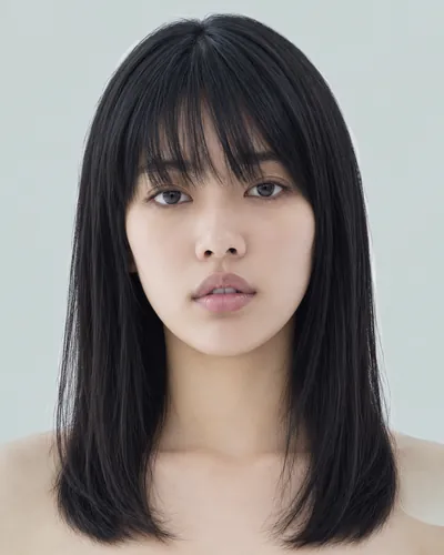 长发 · 正脸