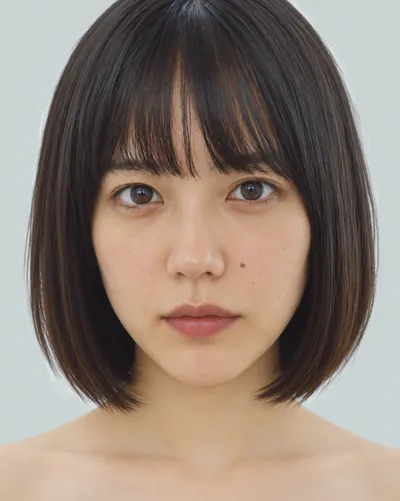 短发 · 正脸