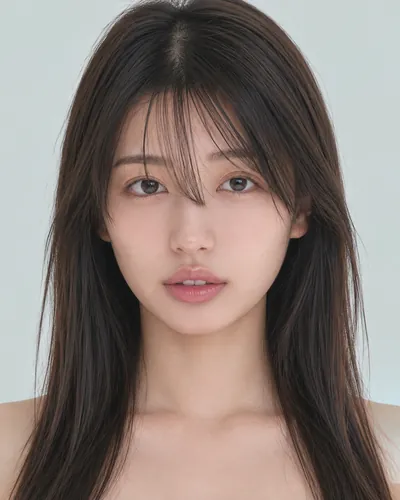 长发 · 正脸