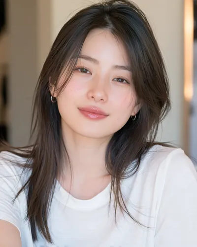 半长发 · 生活照