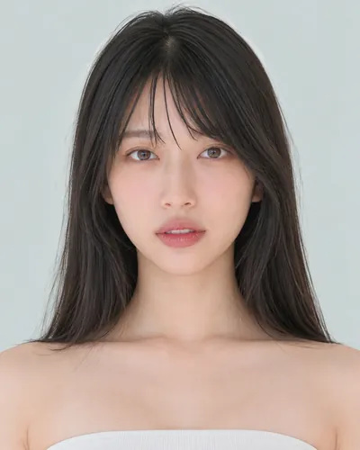 长发 · 正脸