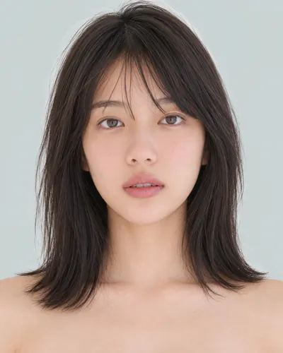 半长发 · 正脸