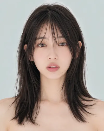 半长发 · 正脸
