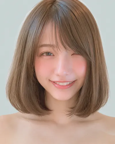 蘑菇短发（长刘海）