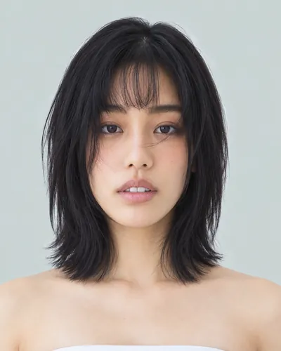 中长发 · 正脸