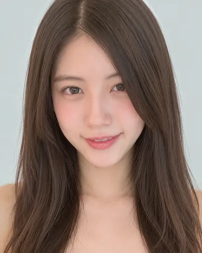 八字刘海韩系层次
