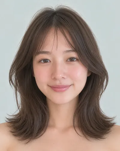 外翻波波（深色发）