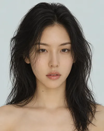 长发 · 正脸